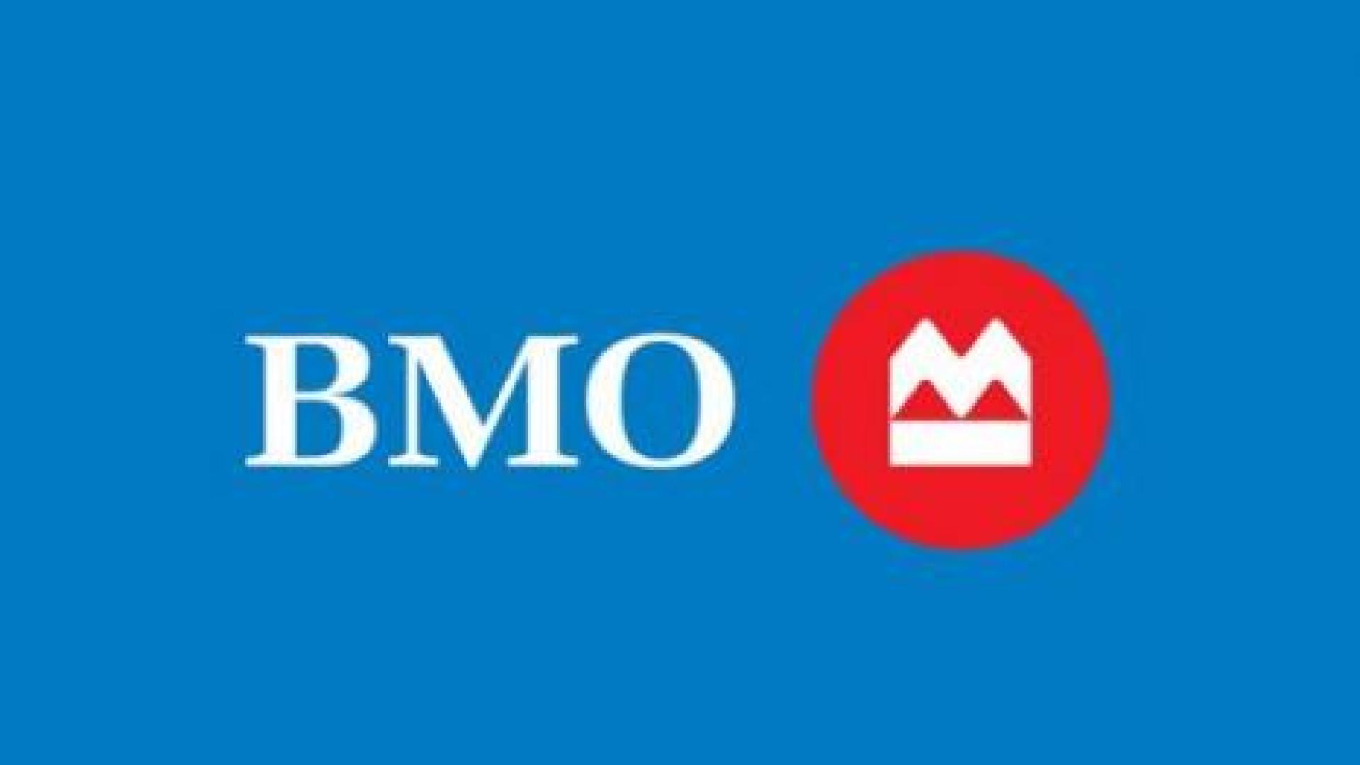 Logo for Bank of Montreal (BMO).