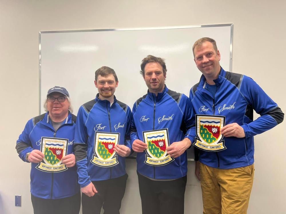 4 of the fort smith curling team