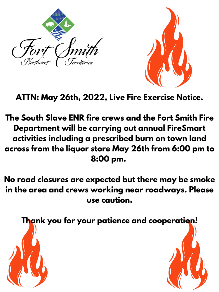 notice of a live fire exercise
