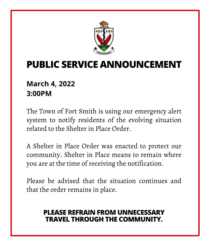 the town of fort smith is using our emergency alter system