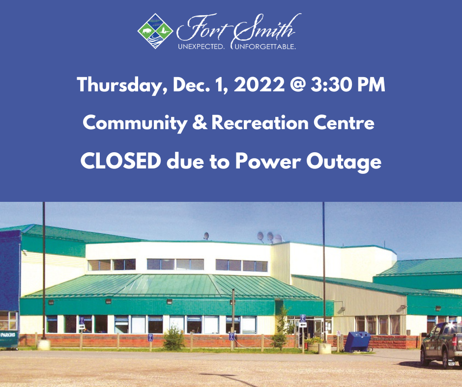 Community and Recreation Centre closure notice