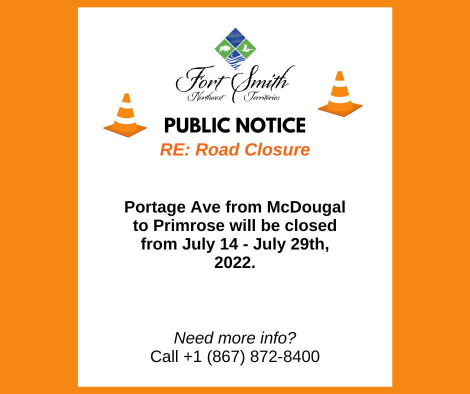 public notice of road closure