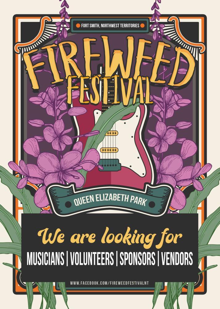 Poster for Fireweed Festival.