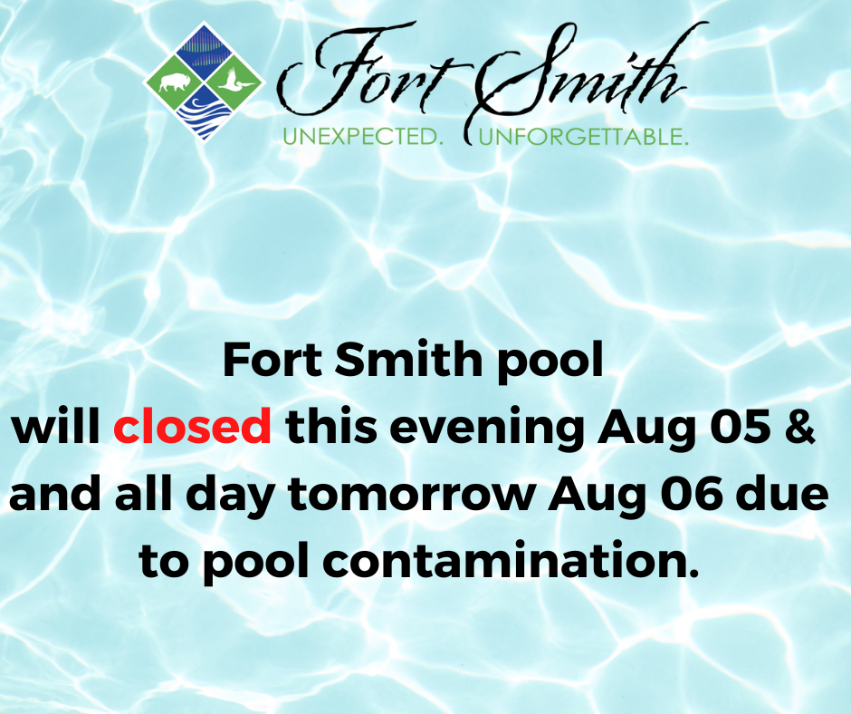 notice of Fort Smith pool closure