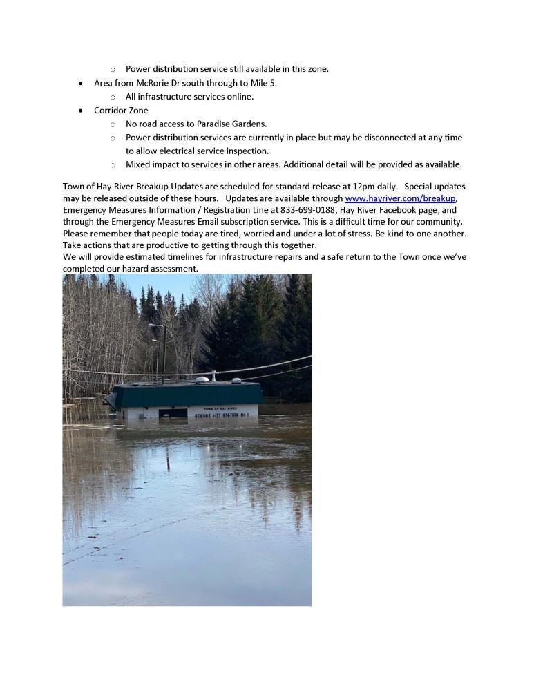 Hay River Update 