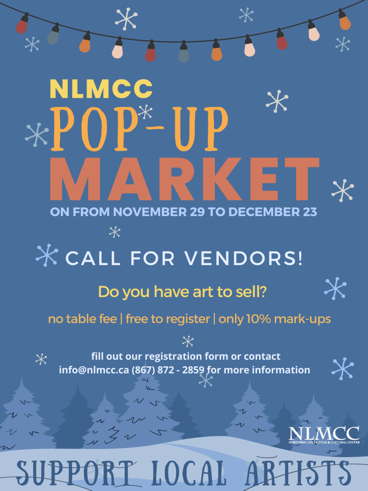 NLMCC pop-up market poster