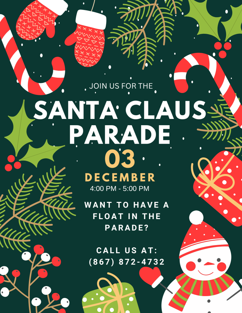 santa claus parade graphic