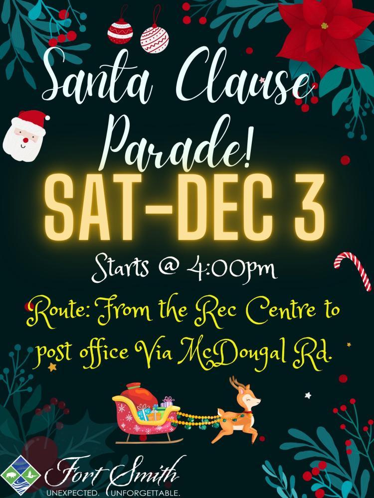 Santa Clause parade poster