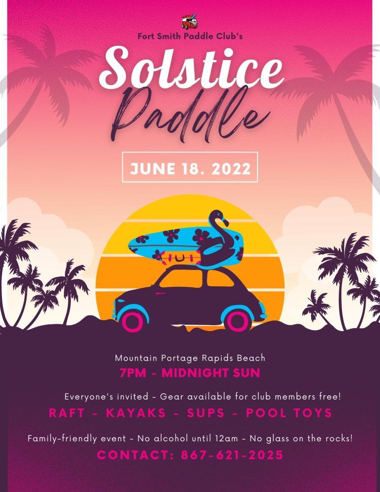solstice paddle poster