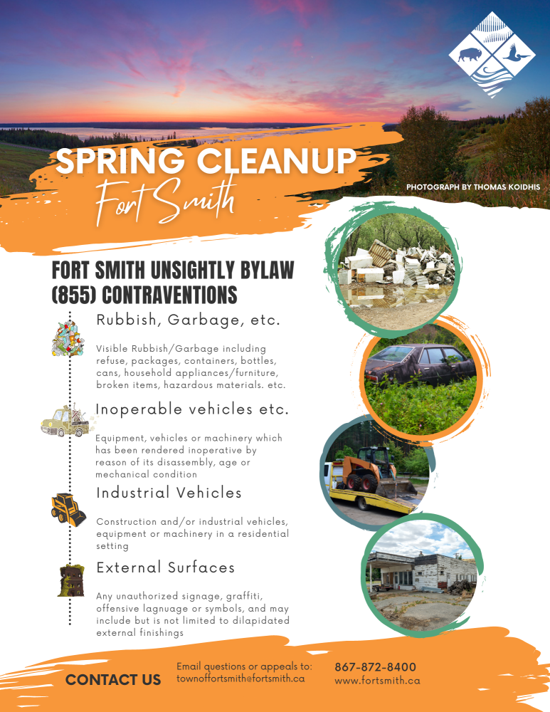 Fort Smith spring clean up poster